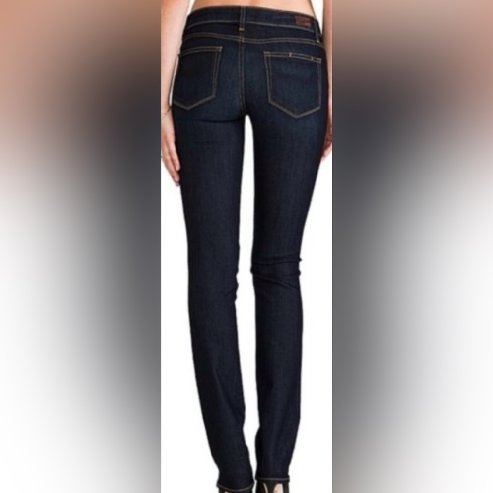 NWOT PAIGE Skyline Straight Dark Wash Jeans - Picture 2 of 8